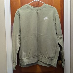 Nike Men's Olive Green Sweater